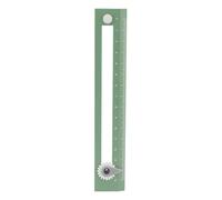 Jiawu Compas Règle 2-en-1, Compas de Dessin Réglable avec Règle Droite | Règle coulissante de précision pour étudiants en géométrie, échelle transparente de 15 cm, conception en plastique portable