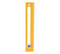 Jiawu Compas Règle 2-en-1, Compas de Dessin Réglable avec Règle Droite | Règle coulissante de précision pour étudiants en géométrie, échelle transparente de 15 cm, conception en plastique portable