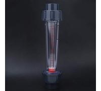 Jiawu Débitmètre de Liquide LZS-25, Débitmètre 250-2500L/H avec Panneau Transparent, Flotteur en Plastique ABS Résistant aux Acides et aux Alcalis, Précision 4% pour Jauge de Mesure de Débit d'eau