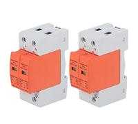 Jiawu Dispositifs de Protection Contre Les Surtensions 2P SPD Parasurtenseur AC 420 V, Disjoncteur 10 KA 20 KA 30 avec Fenêtre Visuelle et Boucle Anti-Fissure pour la Protection électrique