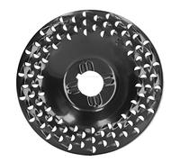 Jiawu Disque de Ponçage à Pointes en Acier 65Mn, Meule de Sculpture sur | Disque de meulage à bois multi-trous, Dissipation thermique, avec arbre 5/8, pour le travail du bois, le façonnage et la