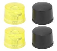 Jiawu Embouts en Caoutchouc pour Marteau, 4 Pièces Têtes de Rechange | Accessoires de maillet de marteau avec filetage M10x1, tête en caoutchouc antidérapante, pour outils de frappe