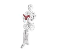 Jiawu Figurine de Femme Lisant en Pâte à Papier, Décoration d'étagère en Résine pour la Décoration de la Maison, Peinte à la Main, Sculpture de Lecture, d'étagère, Cadeau pour Le Salon