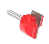Jiawu Fraise à Bois en Acier au Tungstène, Mèche de Nettoyage de Fond, Tige de 6 Mm, Mèche de Sculpture CNC pour Rainurer le Bois MDF PVC, Bord de Coupe Incisif pour une efficacité et une qualité