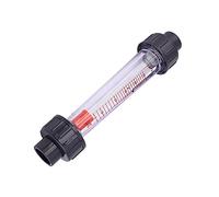 Jiawu Jauge de Débitmètre de Liquide, Débitmètre LZB-15 avec Panneau Acrylique, Flotteur en Plastique, 0-60°C, Précision 4% pour les Liquides Neutres Acides et Alcalins, Options 5-50 à 80-800L/H
