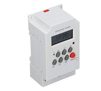 Jiawu KG316TII Minuterie électronique sur Rail DIN LCD pour Micro-ordinateur, Contrôleur Intelligent, Interrupteur Horaire Numérique avec 16 Réglages Marche/arrêt, Mémoire de Mise Hors Tension de 60