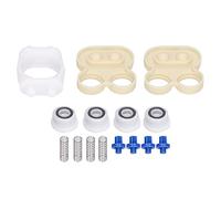 Jiawu Kit Accessoire pour Pompe à Diaphragme, avec Siège de Clapet et | Pièces de réparation de pompe à membrane, matériau ABS + PP + fer, pour serre de jardin avec pulvérisateur électrique