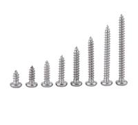 Jiawu Kit de 200 Vis Autotaraudeuses M3 en Acier Inoxydable, 304 à Tête