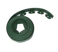 Jiawu Kit de Bordure de Paysage, Bordure de Jardin Flexible en Matériau PE, de Pelouse en Plastique avec 30 Pointes d'ancrage pour Parterres de Fleurs, Anneaux d'arbre, Allées, Potager Municipal