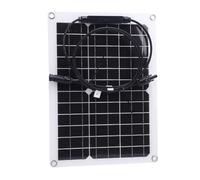 Jiawu Kit de Chargeur de Panneau Solaire, 15 W 18 V, Chargeur de Panneau Solaire Portable en Silicium Monocristallin Résistant à la Pluie, de Batterie de de Bateau avec Contrôleur pour Camping-Car,