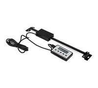 Jiawu Kit de Lecture LCD à échelle Linéaire Numérique Précise de 0 à 200 Mm pour Fraiseuses, Tours, Affichage DRO à Distance avec Dos Magnétique, Réponse Rapide de/s, Anti-interférence, Conversion