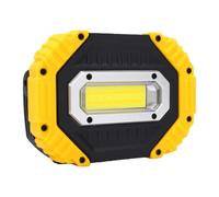 Jiawu Lampe de Travail LED, 500 à 600 LM Portable, 3 Sources Lumineuses 3000 MAh Rechargeable avec Aimant, Affichage Numérique, Pied Réglable 180° pour Réparation Automobile Extérieure