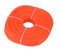 Jiawu Ligne de -Herbe 2,4 Mm 120 M pour, Ligne de -Bordure en Nylon, Accessoires de Tondeuse à Gazon Robustes pour, Bobine de Rechange pour de d'herbe Orange