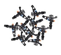 Jiawu Lot de 10 Arroseurs à Bras Oscillant à Filetage Mâle G1/2, Arroseur de Pelouse Rotatif à 360° pour l'irrigation du Jardin, Arroseur d'eau en Plastique Technique de Haute qualité avec