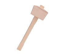 Jiawu Maillet en Bois de Hêtre 100mm, Haute dureté, Durable, pour | Petit marteau léger, manche en hêtre massif, pour atelier de menuiserie, de Percussion inclinée