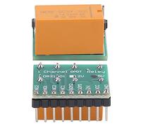 Jiawu Module Relais DPDT, Double-Pole Double-Throw, Auto Adjust DR21A01 | Module de relais 5 V 12 V, réglage automatique, pour télécommande, communication et équipement électronique