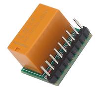 Jiawu Module Relais DPDT, Double-Pole Double-Throw, Auto Adjust DR21A01 | Module de relais 5 V 12 V, réglage automatique, pour télécommande, communication et équipement électronique