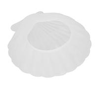 Jiawu Moule de Plateau à Bijoux en Coquillage, 4,3x4,3x1,0 Pouce, Plat de | Kit de moulage de coquillages, matériau Non toxique, démoulage Flexible, pour bricolage, décoration de maison, lisse