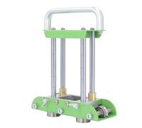 Jiawu Outil de Pliage de Toiture en Métal, Cintreuse de Tôle à 2 Stations, Cintreuse à Rouleaux en Forme de V avec Angle de Courbure de 0 à 90 Degrés pour Protections contre la Pluie, Matériaux de