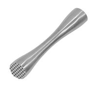 Jiawu Pilon à Cocktail en Acier Inoxydable de qualité Alimentaire 304, une Pièce Forgée, Pilon à Boisson Ergonomique pour Bar, Cuisine, Mojito, Fraise, Margarita (longue poignée)