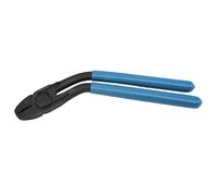 Jiawu Pince à Anneau de Porc, Tête Courbée, Angle Ouvert, pour Rembourrage de Siège Automatique, Pince à Ressort de Fermeture avec Poignée en PVC pour Meubles de Véhicules
