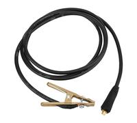 Jiawu Pince de Terre de Soudage TIG 260A, Pince de Terre en Laiton pour Soudeuse à l'arc MMA, Câble de 3 Mètres 25 mm², de Mise à la Robuste pour MIG