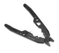 Jiawu Pince pour Amortisseurs et Jambes de Force, Alliage D'aluminium, | Outil de maintenance RC, aluminium noir, adapté à la voiture HSP RC, pour les tâches de démontage par choc et de soudage