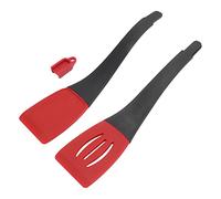 Jiawu Pinces de Cuisine, Pinces à Aliments Verrouillables 3 en 1 avec Pointe en Silicone Résistante à la Chaleur, Pince à Griller Antidérapante pour la Cuisson au Restaurant à Domicile et la Friture