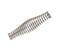 Jiawu Poignée de BBQ en Acier Inoxydable 4.3in, Poignée de Fourneau et | Remplacement de ressort de poignée de gril rouillé, poignée ergonomique, pour fumeur de poêle à bois de fosse de barbecue,