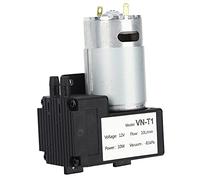 Jiawu Pompe à Vide, Mini Pompe à Vide à Débit Minimum de 10 L à Faible Bruit 24 V, à CC avec Matière Plastique d'ingénierie pour les Applications de Pipelines Industriels (DC12V)