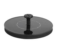 Jiawu Pompe Solaire Fontaine Flottante, 1,4W, 180L/H, Panneau 16,5cm | Aérateur d\'étang de jardin avec 7 têtes de pulvérisation, plastique technique, démarrage automatique, pour bain