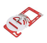 Jiawu Rail de Guidage carré en Métal, Rail de Scie électrique Réglable pour Scie Circulaire à Bois, Angle 0-60 °, Alliage d'aluminium, Boucle de sécurité