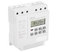 Jiawu Relais temporisé Programmable triphasé 380 V, Minuterie Hebdomadaire Numérique TM-163 16 A, 17 Réglages Marche/arrêt, Batterie Rechargeable Intégrée, Mémoire de Mise Hors Tension pour Moteurs