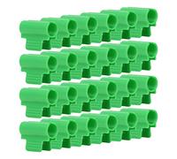 Jiawu Serre de Serre, 24 Pièces, Tête Simple, Antidérapant, Plastique | Clips de filet de couverture de rangée, pince réglable, pour pare-soleil de Tube de Film, ombrage de Film d\'abri de