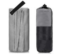 Jiawu Serviette de Voyage en Microfibre, Séchage Rapide, Absorbante, 15,7 | Drap de bain à séchage rapide, 80x130 Cm, avec sac de transport en , boucle de suspension, randonnée Yoga plage, Compact