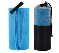 Jiawu Serviette de Voyage en Microfibre, Séchage Rapide, Absorbante, 15,7 | Drap de bain à séchage rapide, 80x130 Cm, avec sac de transport en , boucle de suspension, randonnée Yoga plage, Compact