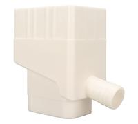Jiawu Système de Collecte d'eau de Pluie Kit de Déviateur de Pluie pour Bec de Descente, Raccord de Gouttière Standard Universel de 3,7 X 2,7 Pouces, Tuyau de 40 Pouces Marron foncé, Accessoire de
