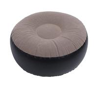 Jiawu Tabouret de Flocage Gonflable Portable, Tabouret Rond Léger pour Voyage Camping en Plein Air, Conception Ergonomique, 24,4 X 24,4 X 12,2 Pouces, 7,3 Oz (Brown)