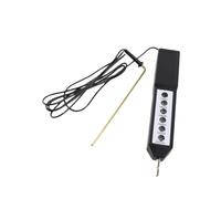 Jiawu Testeur de Clôture électrique, Compteur de Clôture électrique à Large Plage de Tension 1000-10000 V, Testeur de Tension de avec 6 Voyants Lumineux Portable étanche pour Ferme, Maison, Jardin,