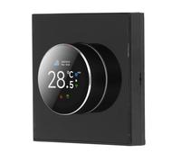 Jiawu Thermostat à Bouton Intelligent pour Le Chauffage de l'eau, Thermostat Numérique WiFi avec Commande Vocale, Bouton Rotatif à 2 Voies avec Lumière d'ambiance, Compatible avec Smart, 95-240 VAC
