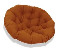 JIcloun 110cm Coussin pour Loveuse Fauteuil Rond Impermeable Coussin Salon de Jardin Exterieur Coussin Fauteuil Papasan Coussin Chaise Ronde Rotin Coussin Balcon, Terrasse - Marron