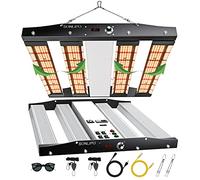 JideTech SPC2500 Lampe Led Horticole avec Dimmer, 250W Lampe de Culture Spectre Complet avec 1220pcs Sam-sung LED, pour 120x120cm Chambre Tente de Culture, Culture Indoor, Semis, légumes Et Fleurs