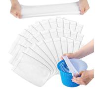 JIEBAO Pool Skimmer Socks,Filtre Skimmer Piscine Nylon, Chaussettes de Skimmer de Piscine, Chaussettes Skimmer Reutilisable pour Panier Skimmer, pour Peuvent Emprisonner Feuilles,Cheveux (30PCS)
