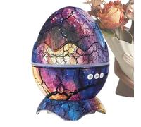 JIEBWCHA Projecteur Galaxie, 16x11cm Projecteur De Ciels Étoilé LED Lampe Galaxie, Lumière Du Ciels Étoilé En Forme D'œuf De Dinosaure Avec Lecteur De Musique Sans Fil, 16 Effets Sonores