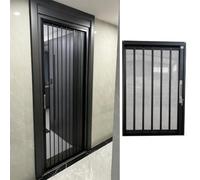 Jievmrs Porte Accordéon Interieur Cloison de Séparation Ventilée en Maille pour Porte Coulissante Intérieure, Moustiquaire Accordéon Pliable pour Porte, Porte Pliante Télescopique(22x39in(56x99cm))