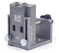 Jig d'assemblage à tenon caché - Gabarit de perçage pour bois - Réglable de 12 à 45 mm - Gabarit de perçage pour la fabrication de meubles - Outil d'assemblage pour le bois