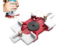 Jig de mortaise pour portes Gabarit Guide Rainuré Mortaise Bord | Guide de cercle pour routeur 2 en 1 Portes et armoires : cannelé, rainuré, cercles et menuiserie