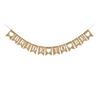 jijAcraft Bride to Be Guirlande de fanions JGA en toile de jute résistante aux intempéries 3 m Vintage Boho Décoration de fête pour femme, bannière de fête rustique JGA pour fête de mariage