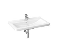 Jika Cubito - lavabo, 85x49 cm, avec trop-plein, 1 trou pour robinetterie, Jika Perle, blanc H8104261001041