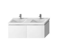 Jika Cubito - Meuble sous lavabo double 128x48 cm, blanc H40J4274015001